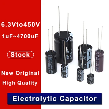  250PCS Higt качество 25V100UF 6 * 12mm 100UF 6.3 * 12 25V електролитен кондензатор hjxrhgal