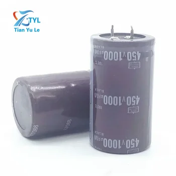  1pcs / lot 450V 1000UF алуминиев електролитен кондензатор размер 35 * 60mm 450v1000uf 20%