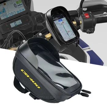  За Honda CB 400 аксесоари CB400SF 2000-2011 2007 2008 2009 2010 2022 2023 Мотоциклет Водоустойчива чанта за навигация при пътуване