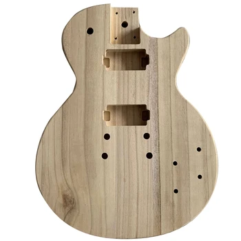  Недовършени ръчно изработени китара тяло свещник дърво електрическа китара тялото китара барел резервни части