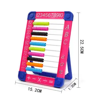  Kids Abacus Educational Abacus Toy Colorful Abacus Toy for Kindergarten Kids Promote Math Calculation Ability Защита на врата