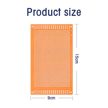  1PCS 9x15cm универсална платка за DIY едностранна печатна платка 9 * 15cm жълт