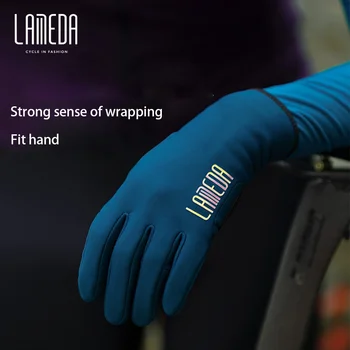  LAMEDA Mtb ръкавици Мъжки ръкавици за колоездене Ветроупорни топли ръкавици за колоездене Всички пръст сензорен екран Аксесоари за