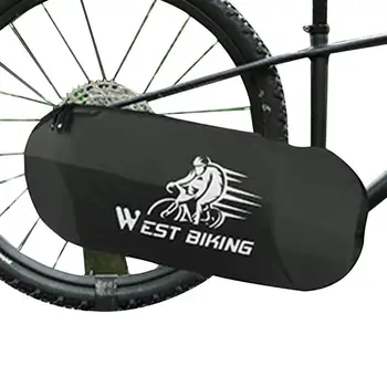  Bike верига покритие велосипед ръкав верига протектор охрана открит водоустойчив велосипед верига капак със светлоотразителни лого колоездене