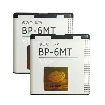  BP-6MT 1050mAh батерия за Nokia N81 N82 N81-8G E51 E51i 6720 6720C BP 6MT мобилен телефон висококачествена батерия