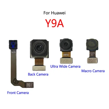  Предна камера обратно обърната голяма малка основна задна камера модул Flex кабел за Huawei Y9A