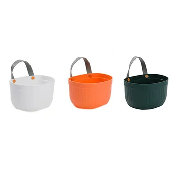  Кухненска висяща кошница за съхранение Лесна за инсталиране силна носеща сила за офис училищни кухненски прибори