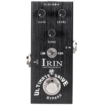 IRIN китара ефектор електрическа китара тежка претоварване ефектор хор професионален един блок малък ефектор четка черен
