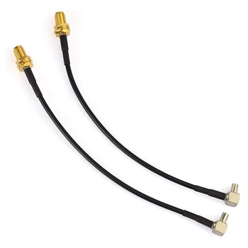  4G антена SMA женски към TS9 мъжки адаптерен кабел 15cm 2PCS за външна антена рутер Huawei E5372