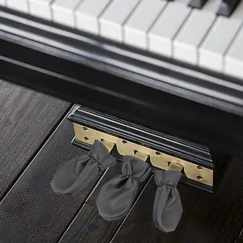  3 парчета пиано педал прах капак пиано защита крак прах покритие протектор