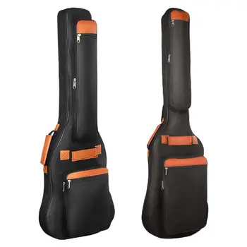  Електрическа китарна чанта раница с презрамка лека черна чанта за концерт Електрически бас калъф за аксесоар за музикален инструмент