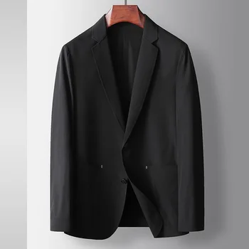 Z142-2023 нов небрежен ветровка мъжки средно -дълъг свободен костюм топ мъжко яке