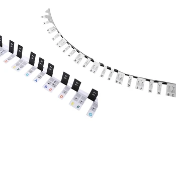  2 бр. 88 клавиша сменяеми пиано KEY етикети пиано клавиатура стикери пиано бележки маркер за начинаещи студенти