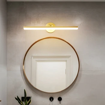  Nordic мед Led баня светлина водоустойчив предно огледало светлина за хол стълбище скрин коридор гардероб стена лампа
