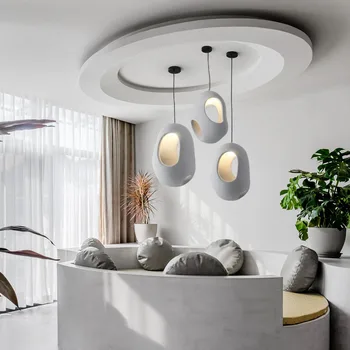  2024 Нов дизайн Wabi Sabi висулка лампа модерен дом декор тела за ресторант трапезария остров спалня стая LED висящи светлини