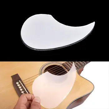  Прозрачна акустична китара Pickguard капчици Shell самозалепваща се Pick Guard PVC защитава вашата класическа китарна повърхност