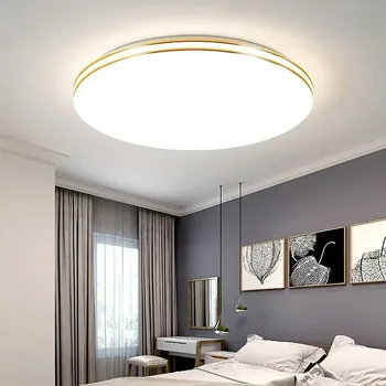  Модерна LED таванна лампа за всекидневна трапезария спалня Macaron таван полилей Начало декор Вътрешно осветително тяло Блясък