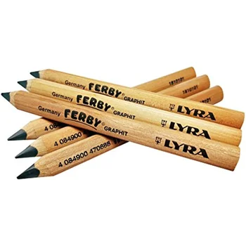  Лира Ferby Кратко Tri Grip Триъгълни дървени моливи Детски моливи за детска градина Училищни пособия Молив за начинаещи за писане за деца