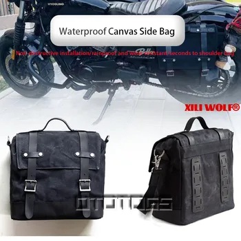  Реколта мотоциклет странични чанти мотоциклет чанти за Harley Honda Suzuki Kawasaki седлови чанти мотоциклет мотоциклет опашка чанта