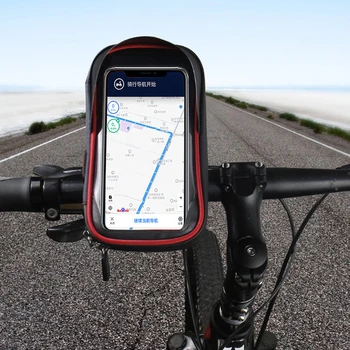  Велосипед мотоциклет телефон притежателя чанта карта пакет сензорен екран телефон притежателя удароустойчив и водоустойчив за електрически превозни средства