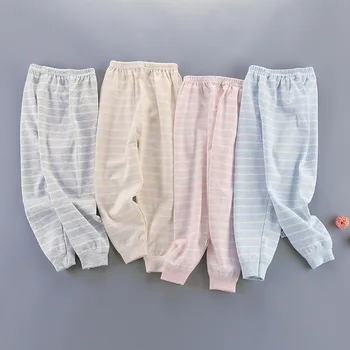  Детски панталони Памук Есенни бебешки дрехи Сладки момичета Момчета Панталони Мода Децата носят панталони в леглото Детски панталони