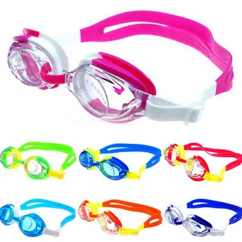  Цветни регулируеми деца деца водоустойчив силиконов анти мъгла UV щит очила с кутия