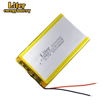  1PCS Размер 406090 3.7V 3500mah литиево-полимерна батерия със защитна платка за таблет V3000HD MP4 GPS