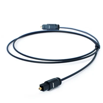   тел от оптични влакна SPDIF кабелен кабел 1m 1.5m 2m 3meter 5m с метален конектор