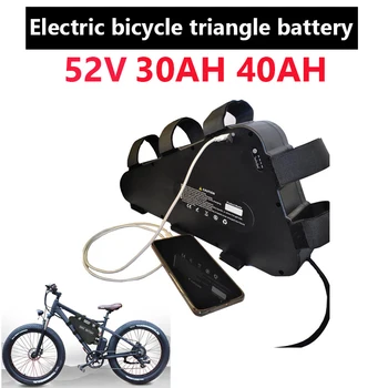  18650 EBike батерия 52V 30Ah 40Ah Tesla Triangle Electirc батерия за 250W-2000W E-bike mOTOR