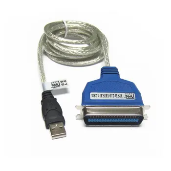  USB кабел тип A мъжки към паралелен порт C36 (паралелна връзка към принтера) WXP/VISTA/W7/W8/W10