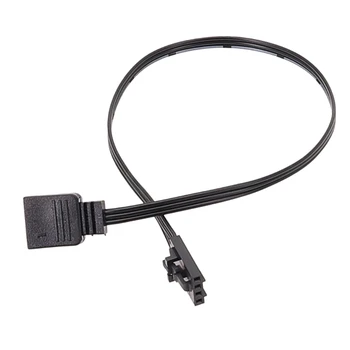  25cm ARGB удължителен кабел за Corsair RGB към стандартен ARGB 4Pin 5V адаптерен конекторен кабел PVC ARGB 5V линия