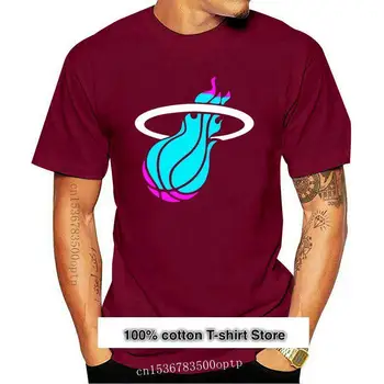  Camiseta de baloncesto Miamis Vices Heat, para hombre, color negro