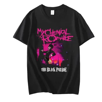  My Chemical Romance Черният парад Мъжки тениски Пънк бенд 2023 Летни тениски Ежедневни памучни тениски с къс ръкав Дрехи Върхове
