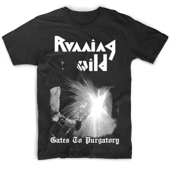  Running Wild - Gates to Purgatory албум Тениска BLACK всички размери S-5XL дълъг ръкав