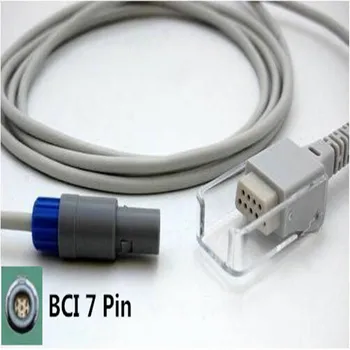  Безплатна доставка Compatibe за BCI 6100,9100,Advisor,Autocorr,MiniTorr 7 Pin to DB9 Pin Spo2 удължителен кабел Spo2 адаптерен кабел