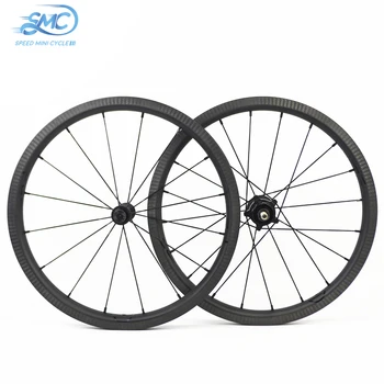  SMC 16 инча 349 Plume ултралеки шлейф въглеродни колела за бром / сгъваем велосипед външен 7-скоростен мини цикъл