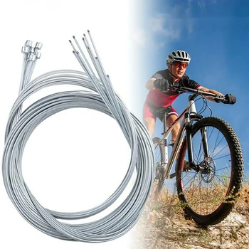  1pc Сребърни кабели за смяна на велосипеди Планински велосипед Shift Вътрешен кабел за дерайльор от неръждаема стомана