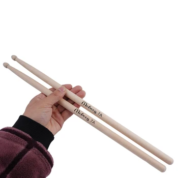  New 1 Pair 5A 7A Drum Sticks Drumsticks ///Maple Wood For Beginner ///Drum Set Musical Instrument Drumsticks Accessories
