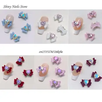  10Pcs 3D смола изкуство занаяти кристали смесени лъскави кристални скъпоценни камъни висулка маникюр бижута диаманти дропшипинг