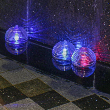   слънчева вода плаваща светлина, LED глобус нощна лампа, 7 цвята промяна, IP65 водоустойчив, 100mAh
