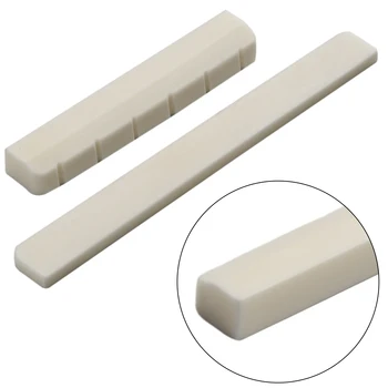  Elevate Your Guitar's Tone with Bone Classical Guitar Bridge Saddle and Nut Set Nut Size 205 x 023 x 035 инча
