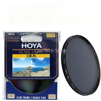  За продажба HOYA SLIM CPL филтър 46mm 49mm 52mm 55mm 58mm 67mm 72mm 77mm 82mm Polirizer филтър кръгова поляризация за Nikon Canon